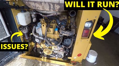 how to crank a cat skid steer|cat 282b skid steer repair.